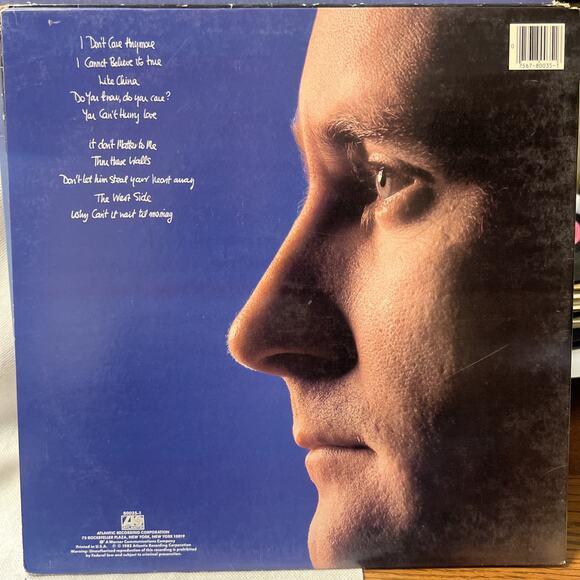 Hello, I Must Be Going! PHIL COLLINS 1982 ULTRASONIC CLN 80035-1 Vinyl GF LP EX+ - Picture 2 of 10